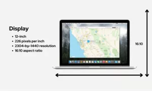 Display of MacBook 12in M7