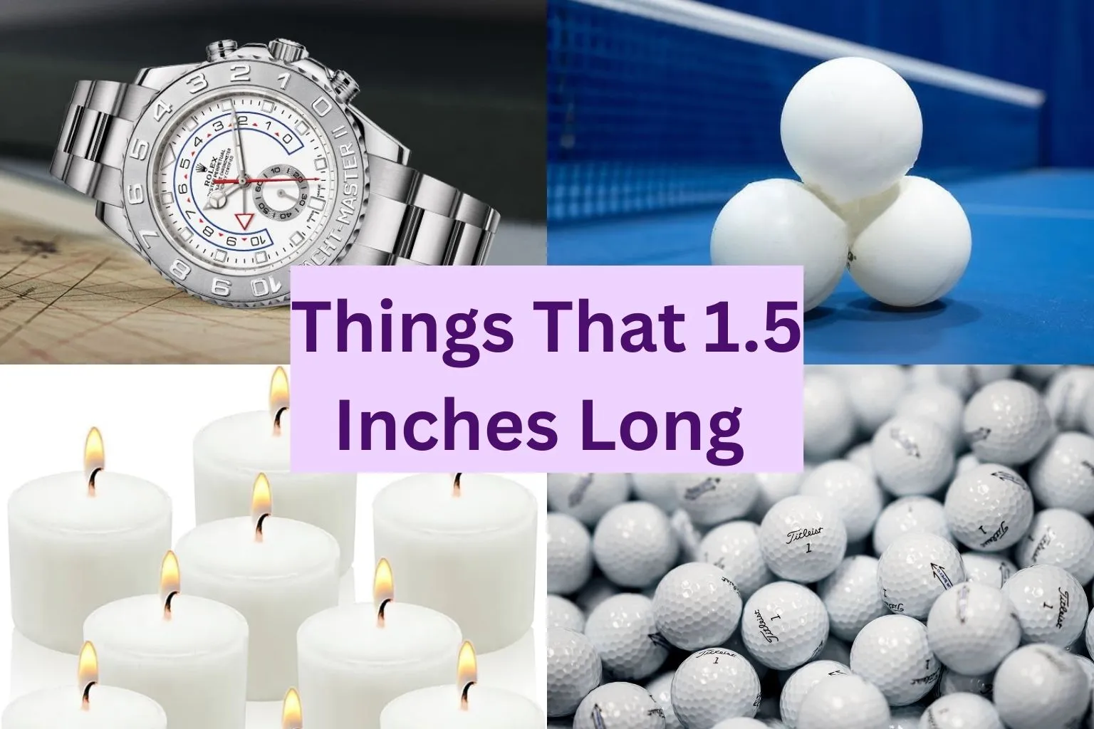 10 Common Things that are 2.5 Inches long