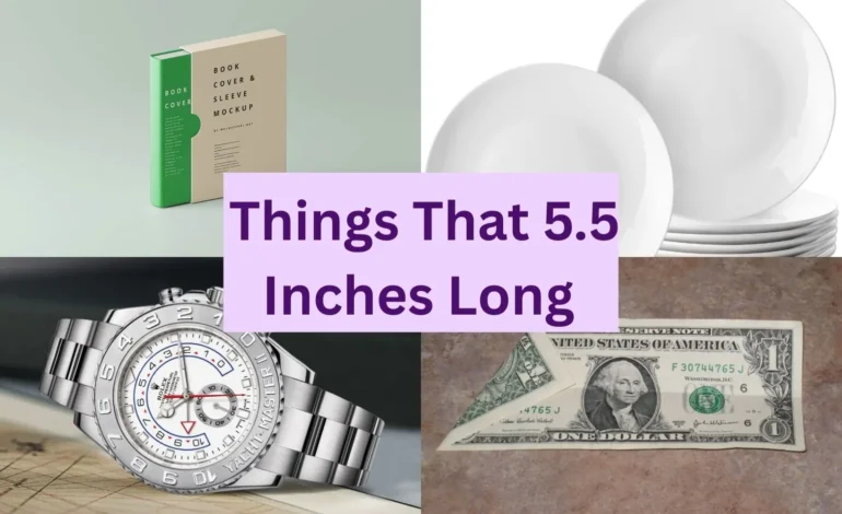 10 Common Things that are 5.5 Inches Long